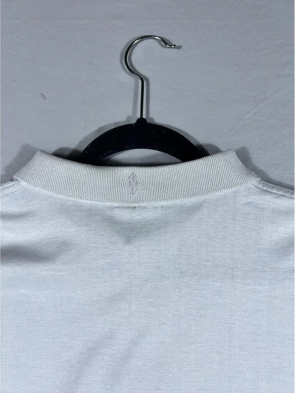 Diamond Apparel Polo Shirt Solid Gray Color Classic Three-Button Size Men’s 3XL